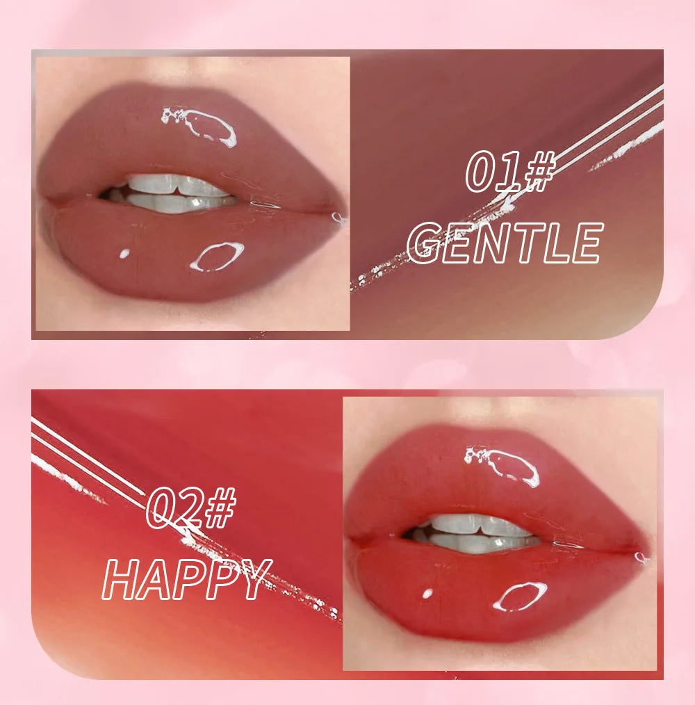 05.- Lápiz labial líquido rojo desnudo mate espejo resistente al agua cristal rosa oscuro marrón brillo de labios tinte de labios duradero esmalte labios maquillaje cosmético