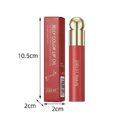 05.- Lápiz labial líquido rojo desnudo mate espejo resistente al agua cristal rosa oscuro marrón brillo de labios tinte de labios duradero esmalte labios maquillaje cosmético