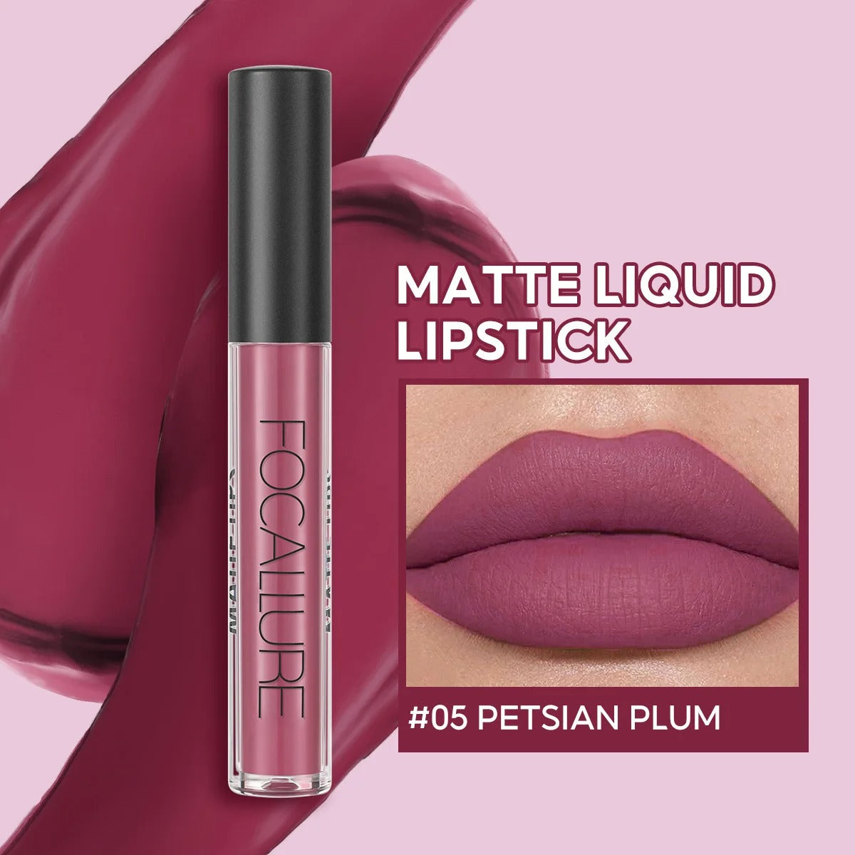 03.- Color mate terciopelo brillo de labios de larga duración impermeable desnudo antiadherente taza líquido lápiz labial mujeres maquillaje de labios cosméticos