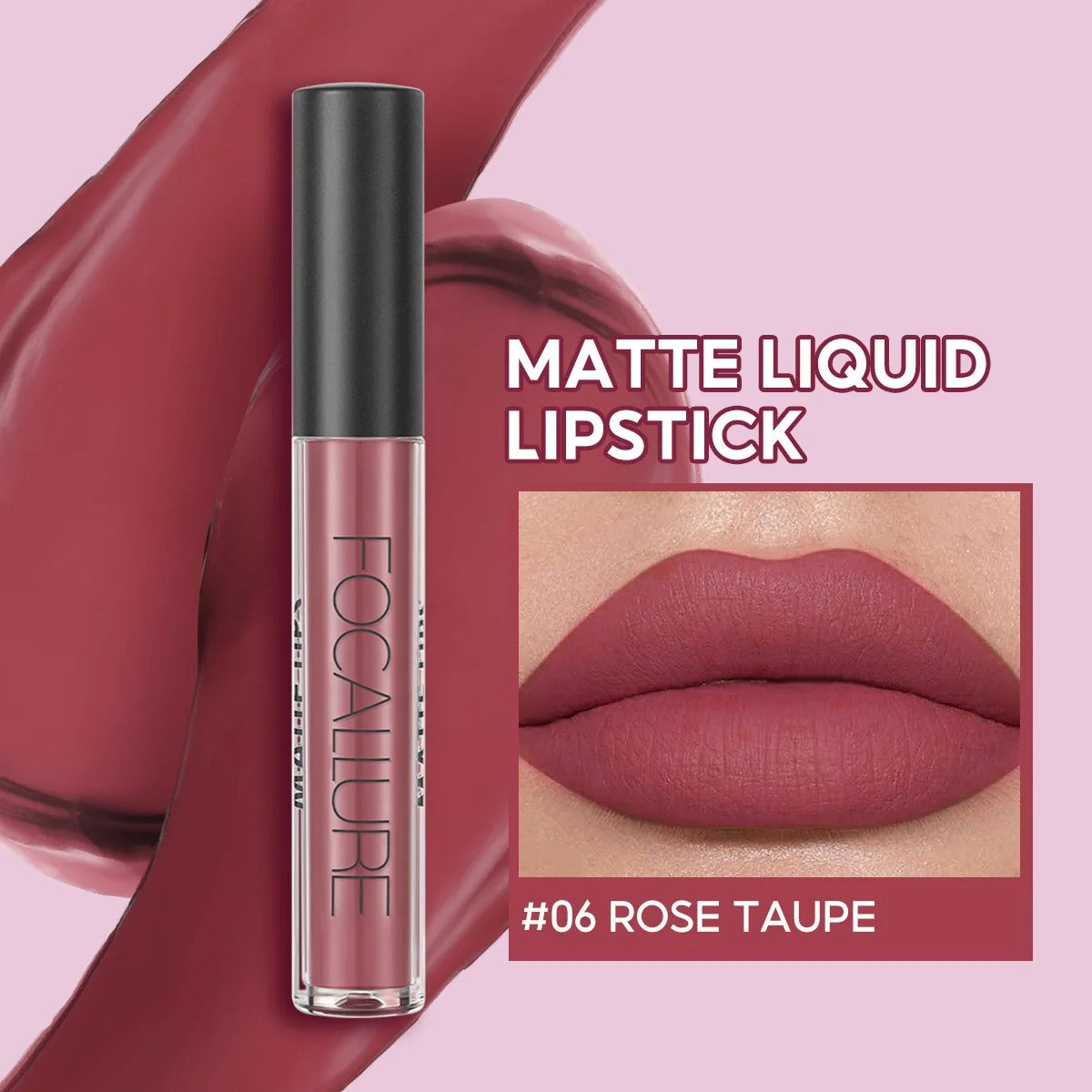 03.- Color mate terciopelo brillo de labios de larga duración impermeable desnudo antiadherente taza líquido lápiz labial mujeres maquillaje de labios cosméticos